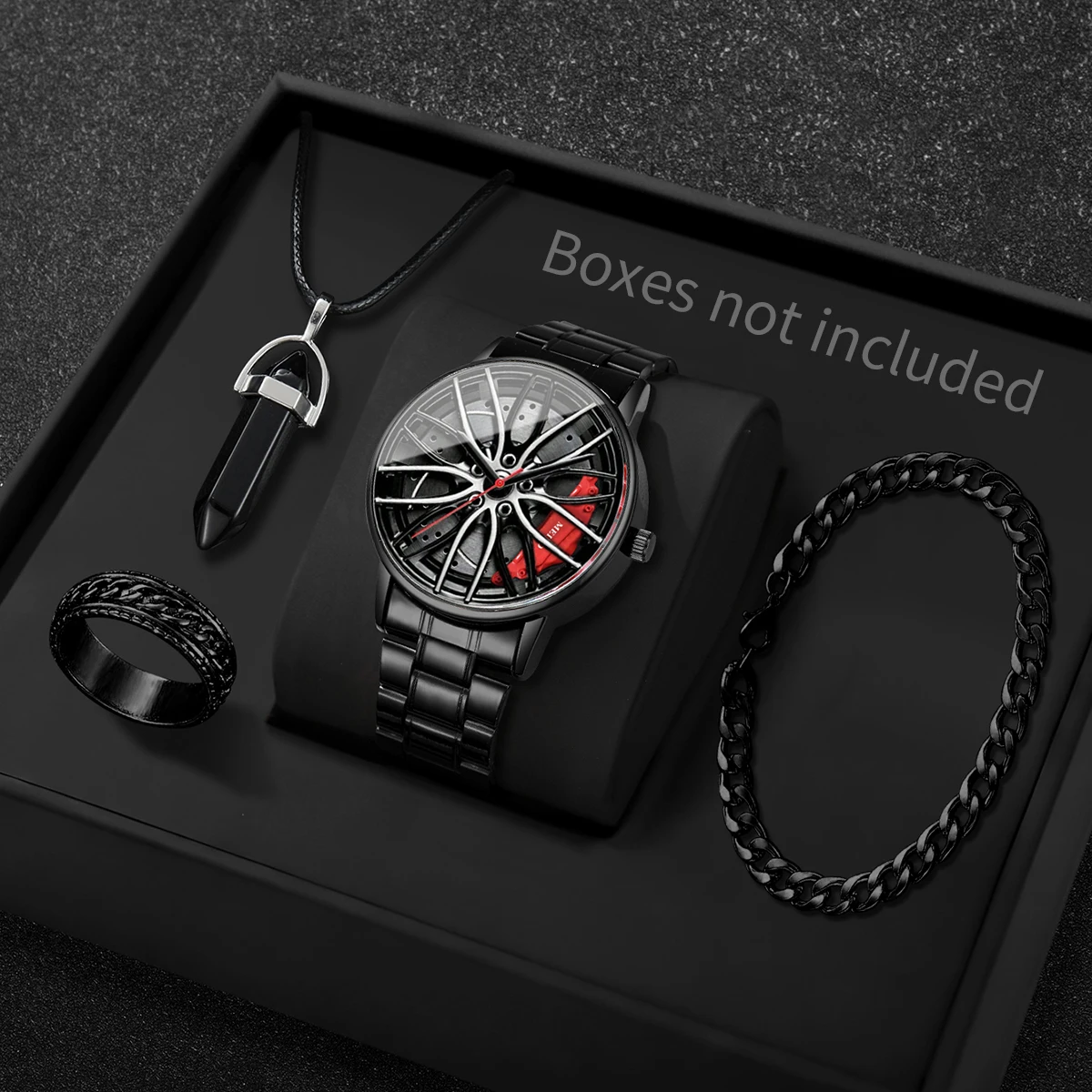 Mystery Jewelry Jar Watches - 4 SZT./Zestaw Modne Zegarki Męskie z