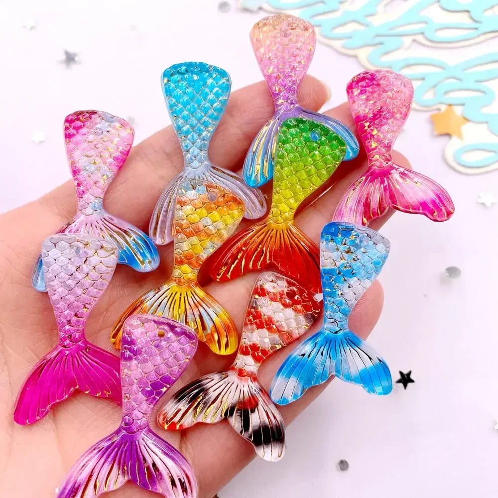 Paradise Jewelry & Watches Llc Miami - 10 szt. Brokatowe, kolorowe żywiczne figurki