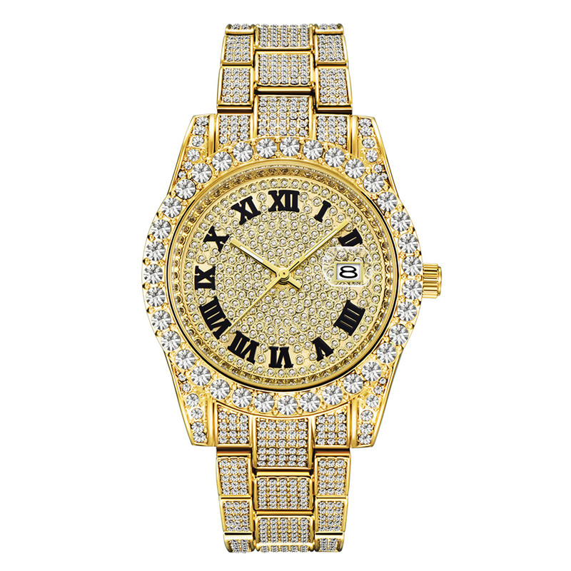 Jewelry Inspired Watches - Fajne diamentowe zegarki dla mężczyzn Hip
