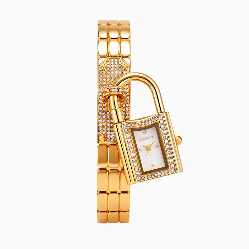 Jewelry Diamond Watches - Bransoletka z wklęsłym zapięciem, pasek do