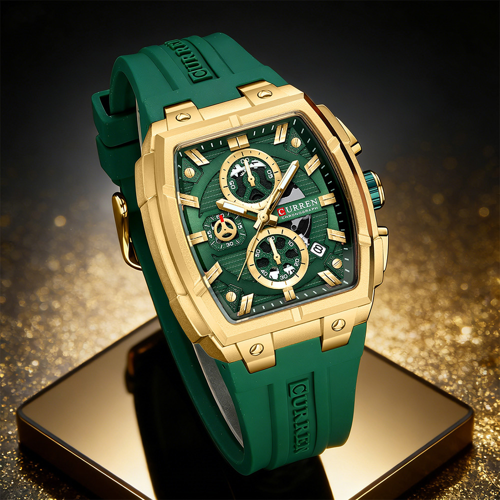 Jewelry For Watches - CURREN Luksusowy Zegarek Męski Vintage Sportowy
