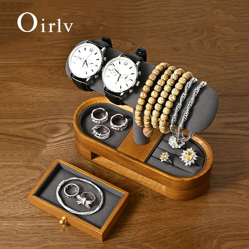 Jewelry Watches & Accessories - Oirlv Organizer na zegarki z litego