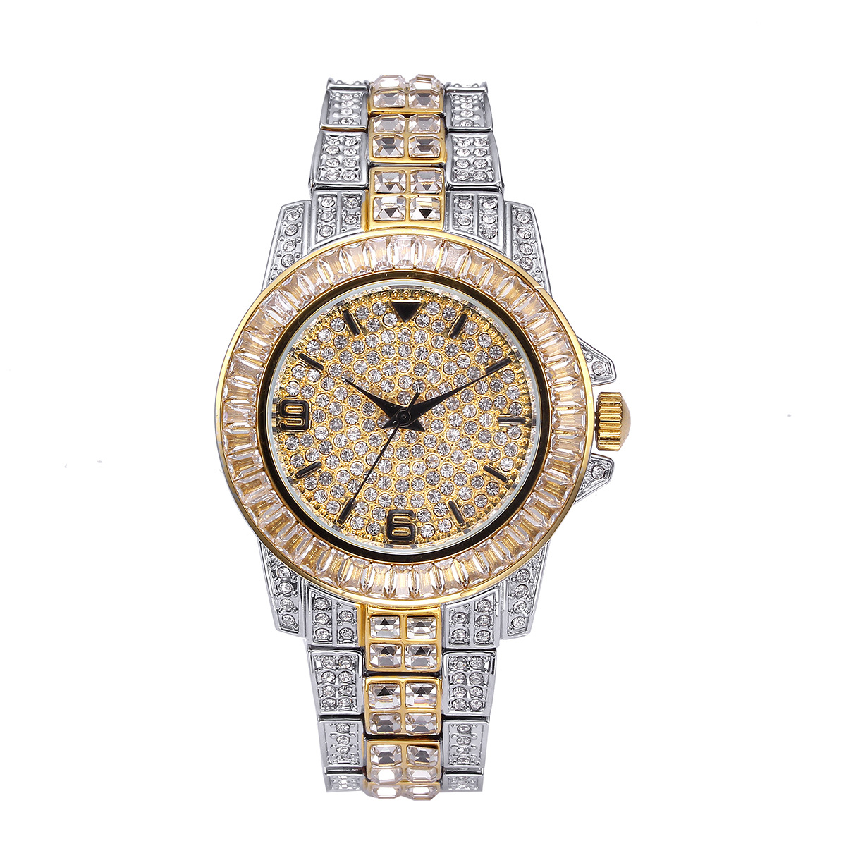 Jewelry For Watches - Luksusowe zegarki kwarcowe z pełnym kamieniem,