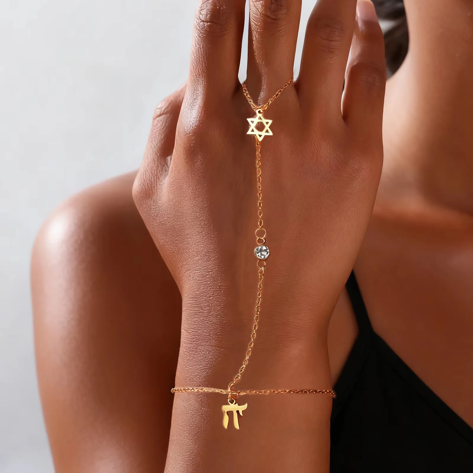 Jewelry & Watches Spółka Z Ograniczoną Odpowiedzialnością Sp Z Oo - Bransoletka ze stali nierdzewnej z regulacją,
