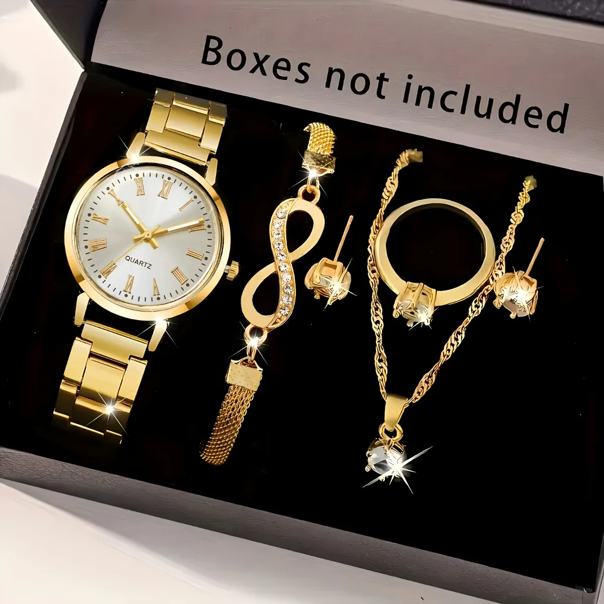 Mystery Jewelry Jar Watches - 20266 szt./zestaw Elegancki damski zegarek kwarcowy