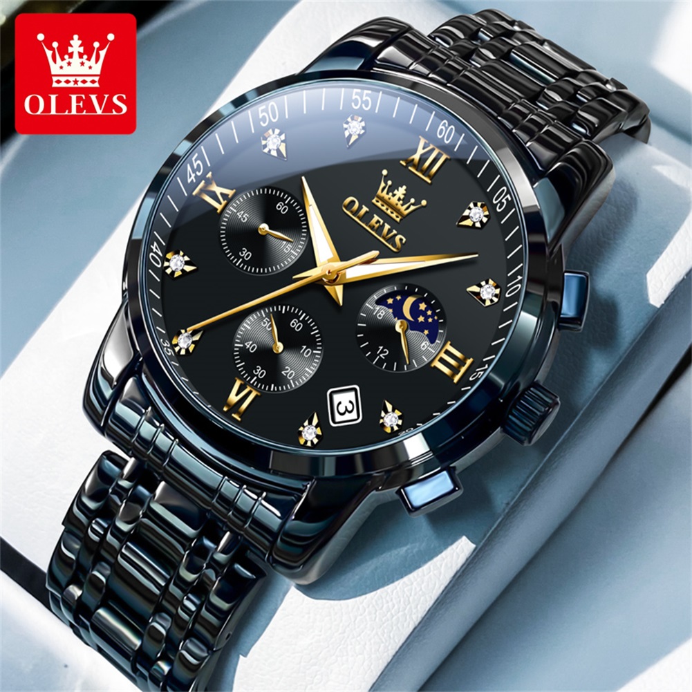 Jewelry Inspired Watches - OLEVS Popularne męskie zegarki ze stali