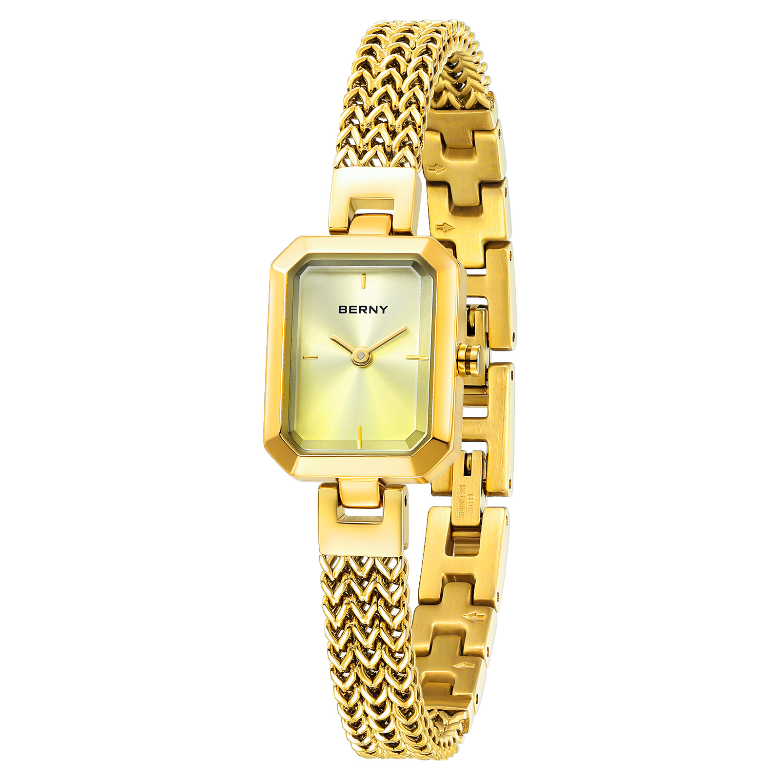 Mystery Jewelry Jar Watches - BERNY złoty zegarek dla kobiet Mini