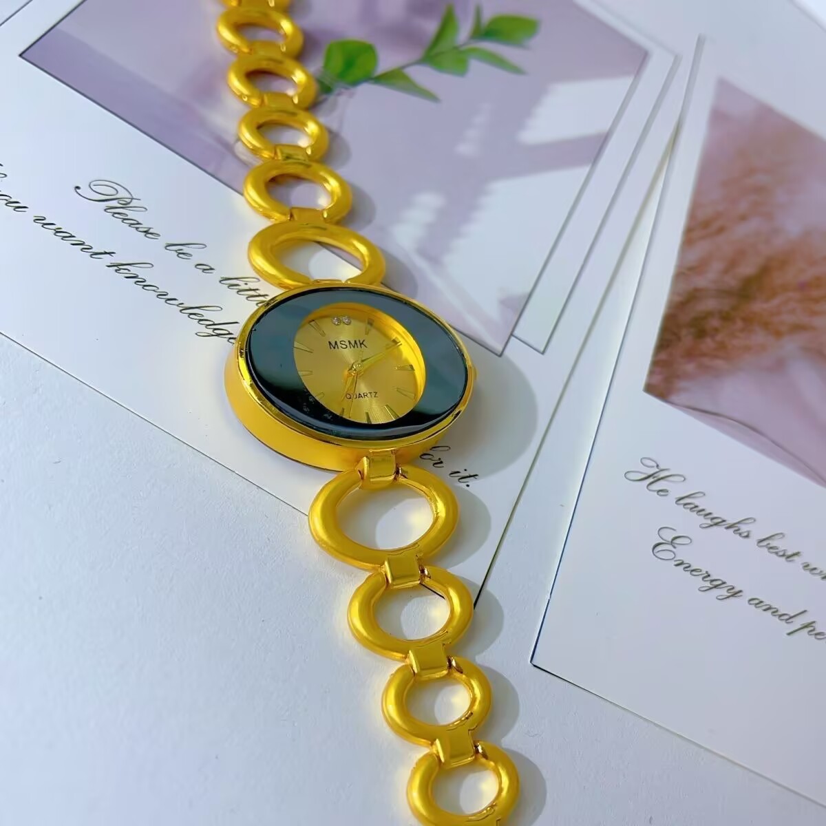 Jewelry For Watches - Nowy amerykański zegarek platerowany 24-karatowym złotem