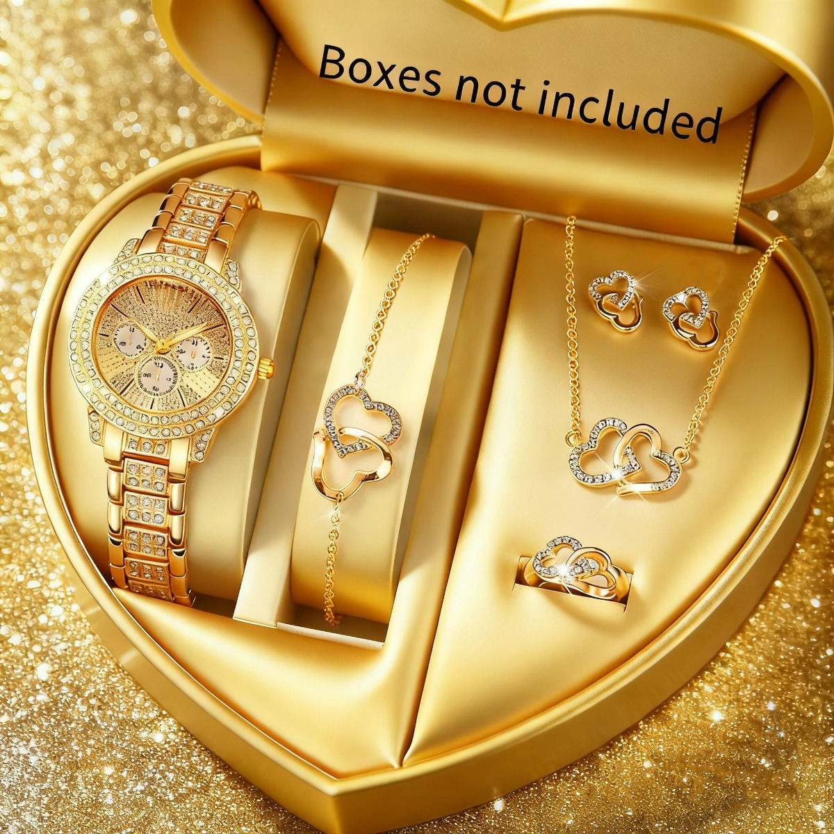 6 SZTUK Luksusowy Zestaw Biżut – Jewelry Watches For Kids recenzja i cena