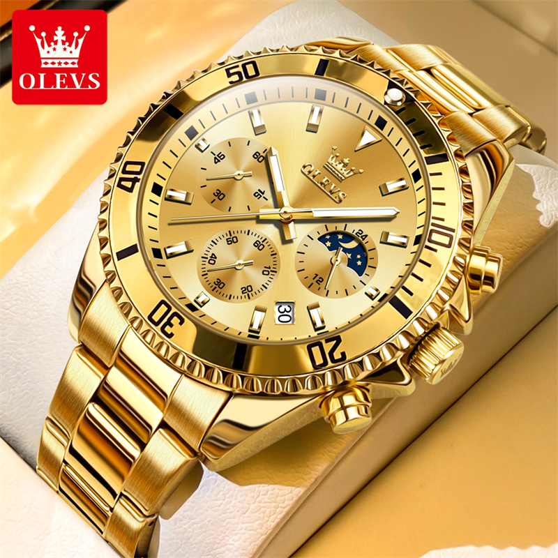 OLEVS zegarek męski Top marka  – Jewelry Inspired Watches recenzja i cena