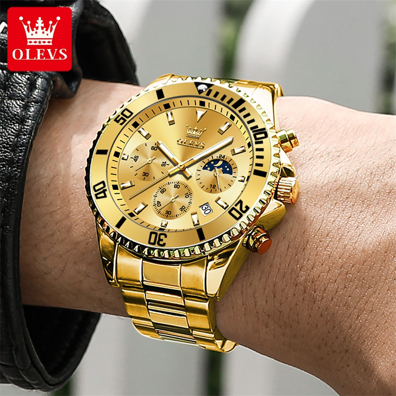 OLEVS zegarek męski Top marka  – Jewelry Inspired Watches recenzja i cena