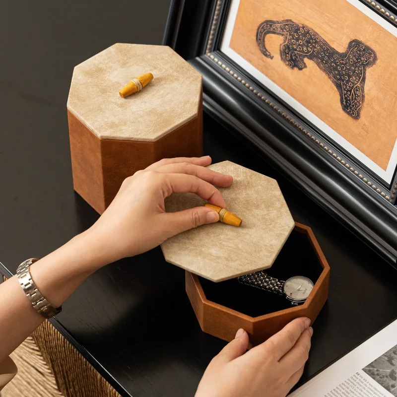 Luksusowe, ośmiokątne pudełko  – Jewelry Watches & Accessories recenzja i cena