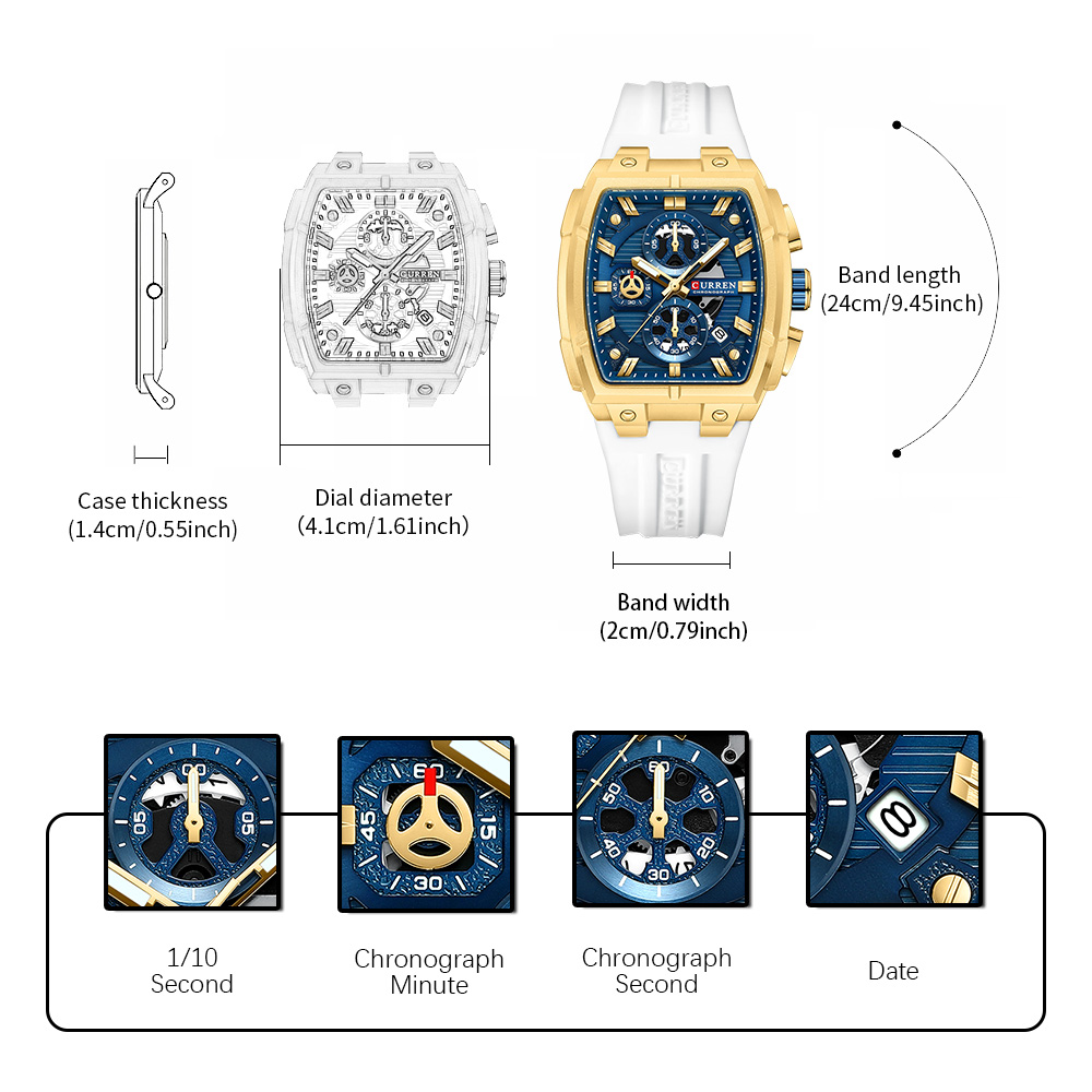 CURREN Luksusowy Zegarek Męski – Jewelry For Watches recenzja i cena