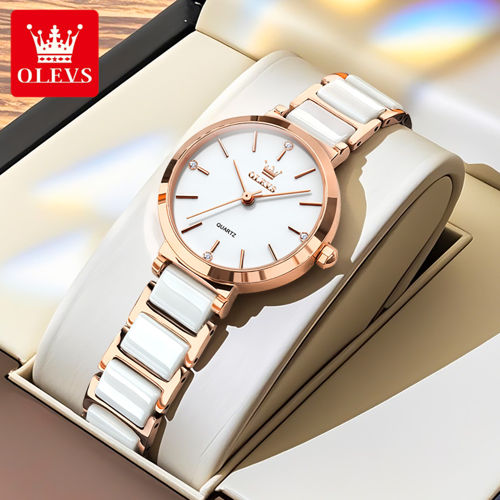 OLEVS Damski Zegarek 5877 Luks – Jewelry For Watches recenzja i cena