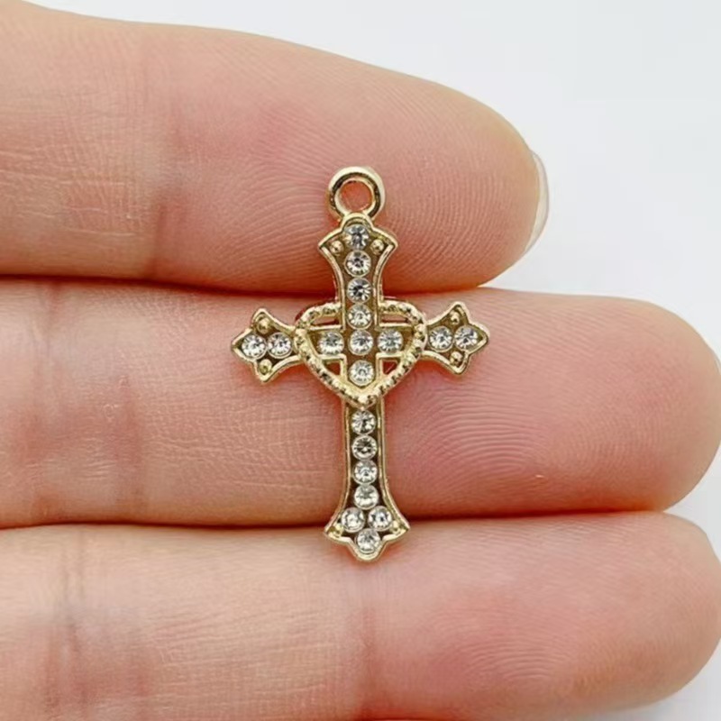 10 szt. Złoty krzyżyk ze stopu – Jewelry & Watches Spółka Z Ograniczoną Odpowiedzialnością Sp Z Oo recenzja i cena