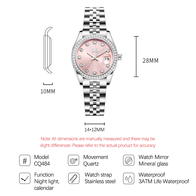 UTHAI CQ484 Modny zegarek dams – Jewelry Diamond Watches recenzja i cena