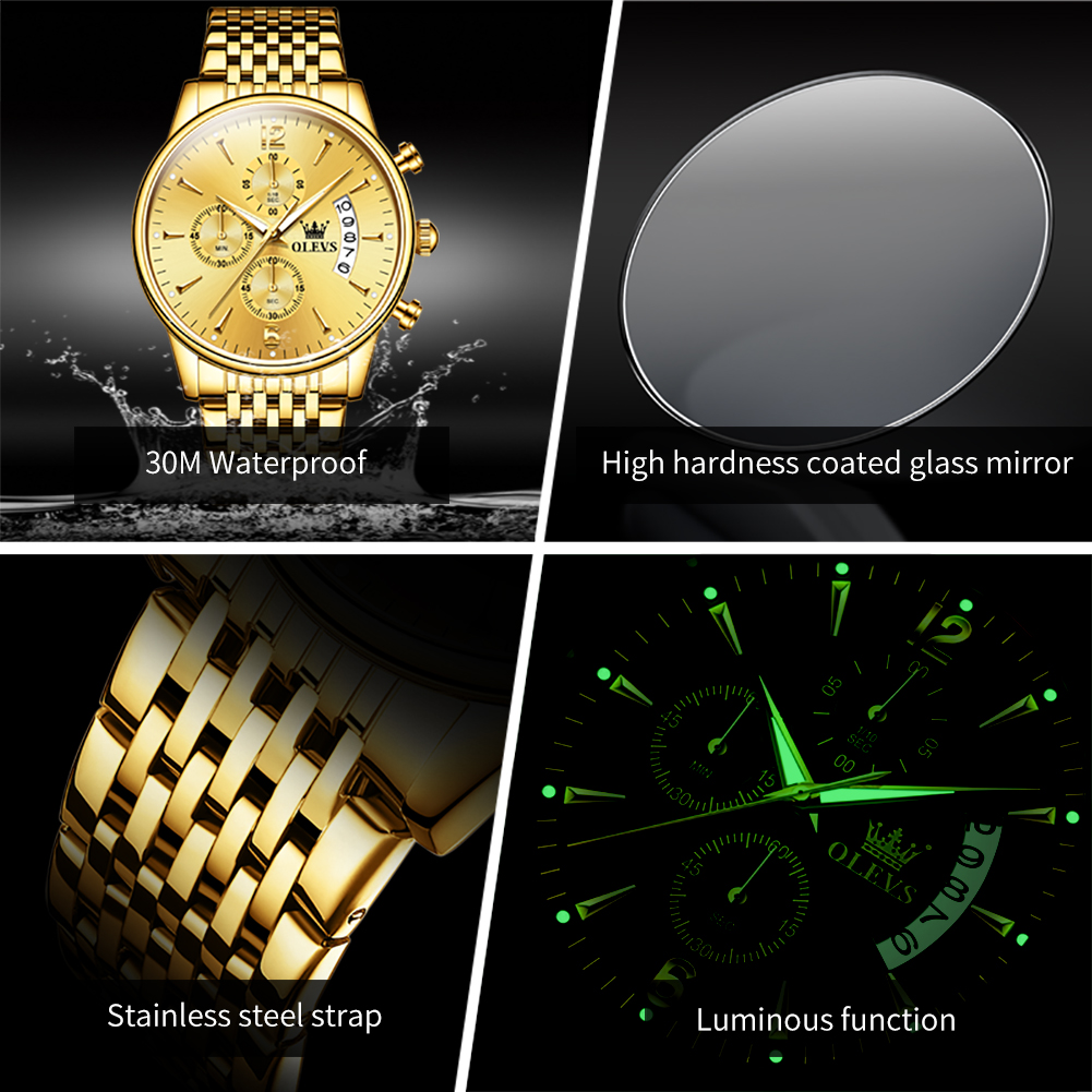OLEVS marka luksusowy złoty ze – Jewelry Inspired Watches recenzja i cena