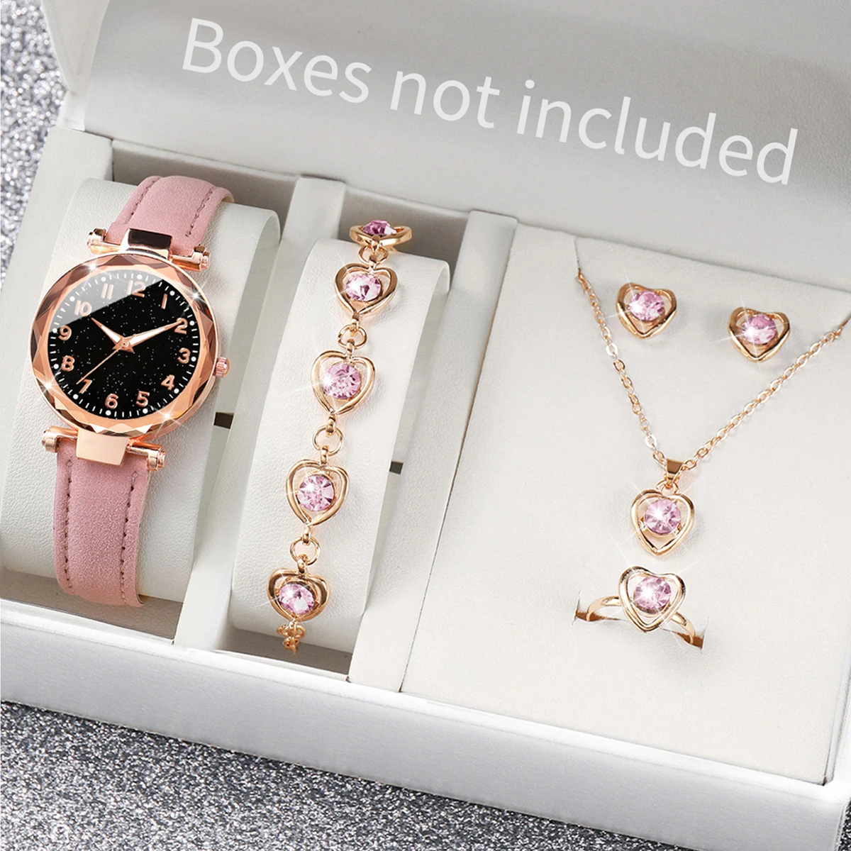 5/6 szt. Modne damskie zegarki – Mystery Jewelry Jar Watches recenzja i cena