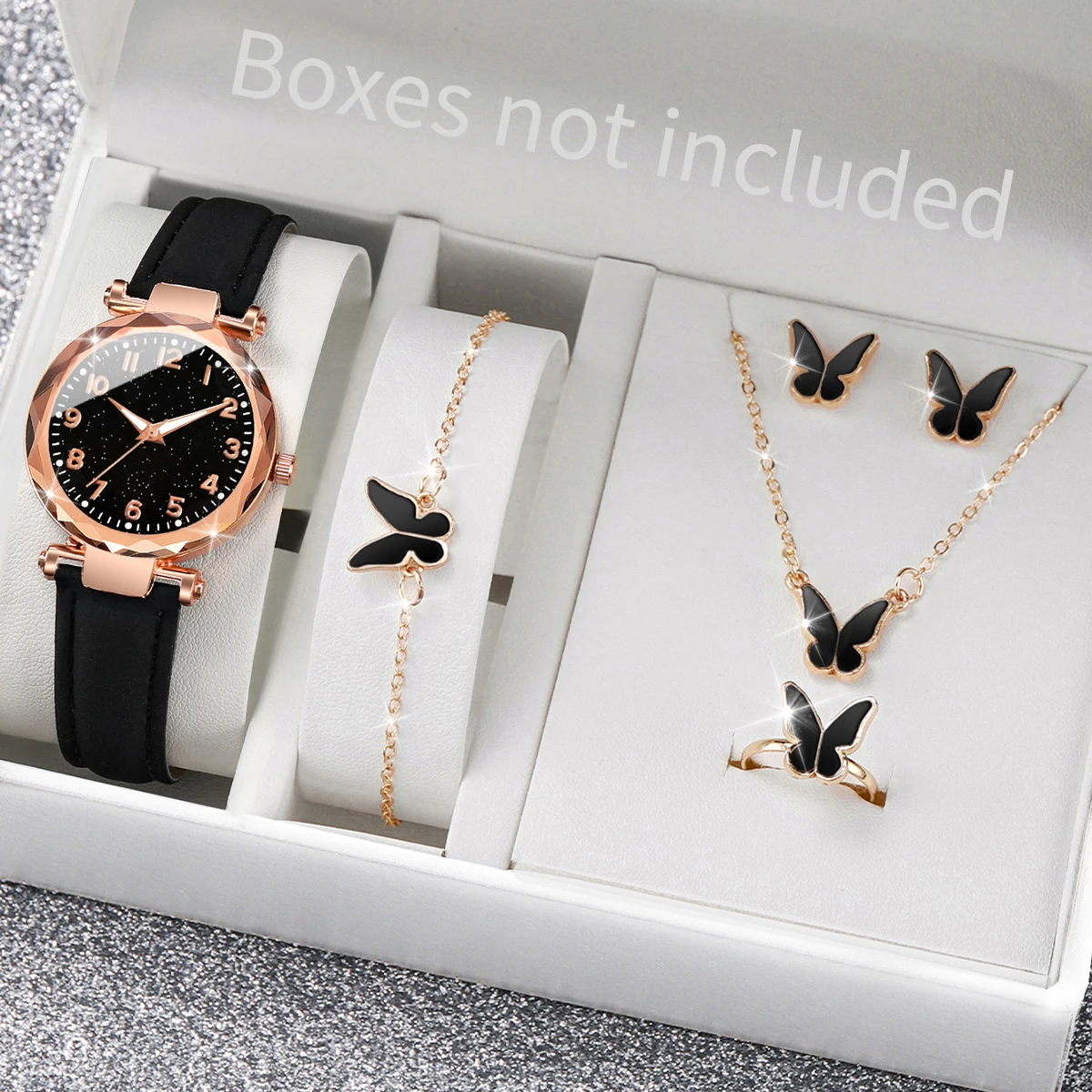 5/6 szt. Modne damskie zegarki – Mystery Jewelry Jar Watches recenzja i cena