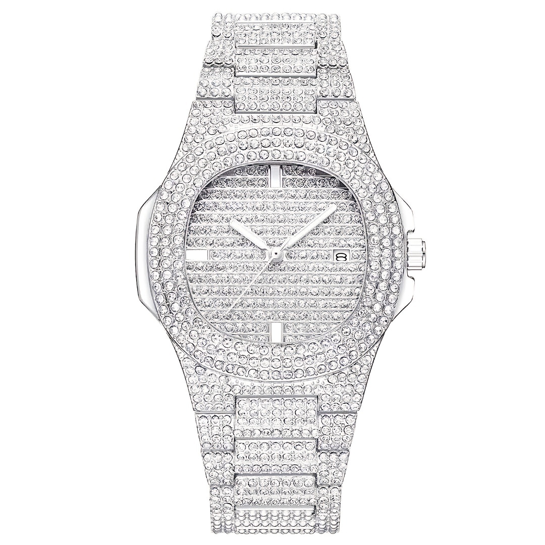 1 szt. Popularny hip-hopowy pe – Jewelry Diamond Watches recenzja i cena