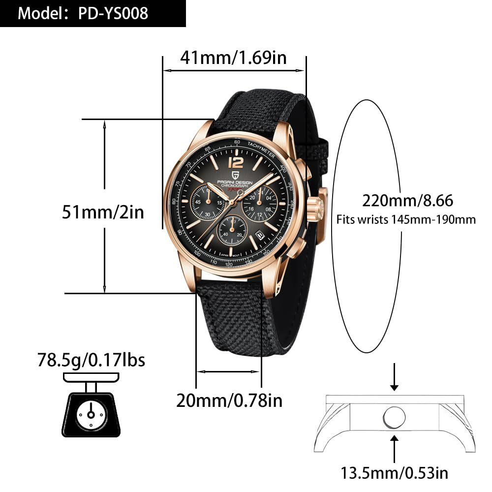 PAGANI DESIGN Nowy Męski Zegar – Jewelry Inspired Watches recenzja i cena