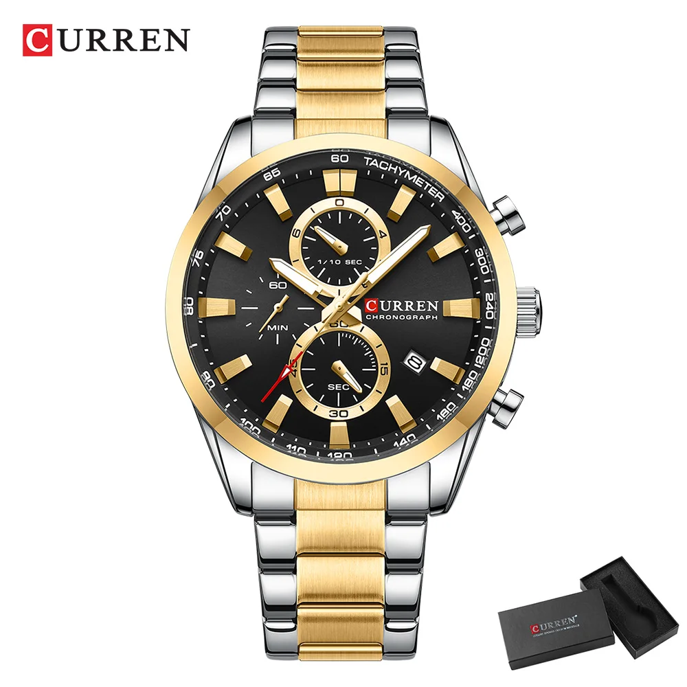 CURREN Casual Quartz Chrono Sp – Jewelry For Watches recenzja i cena