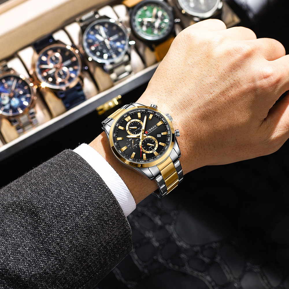 CURREN Casual Quartz Chrono Sp – Jewelry For Watches recenzja i cena
