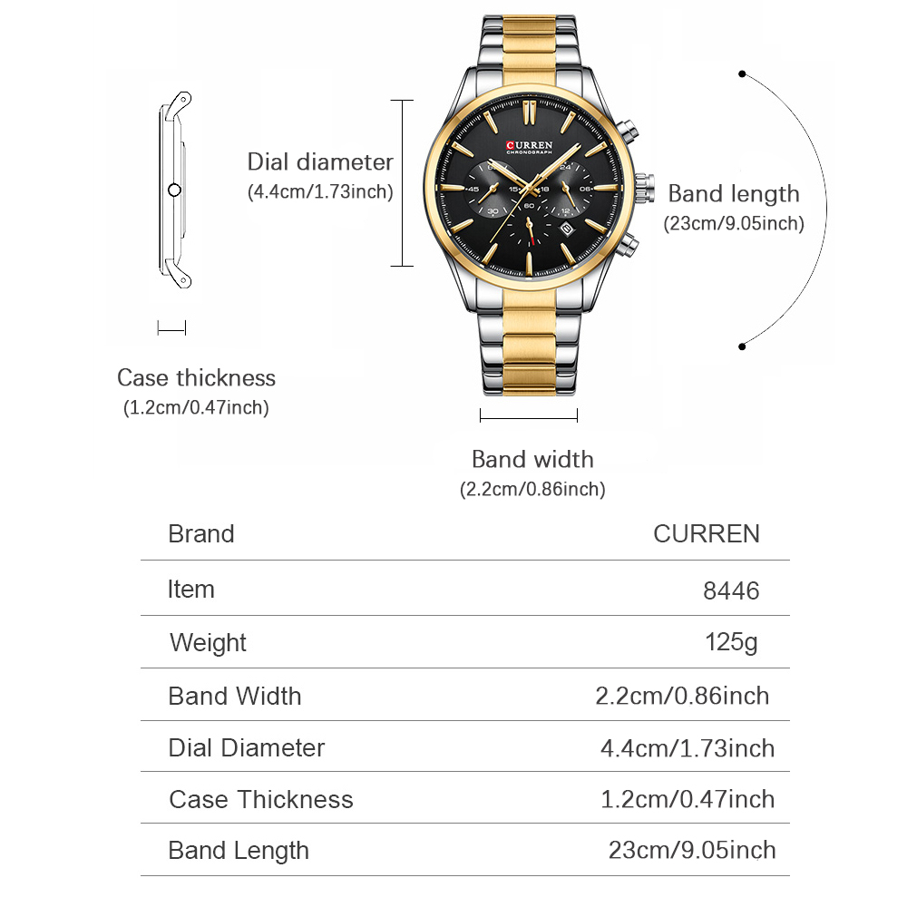 CURREN Casual Quartz Chrono Sp – Jewelry For Watches recenzja i cena