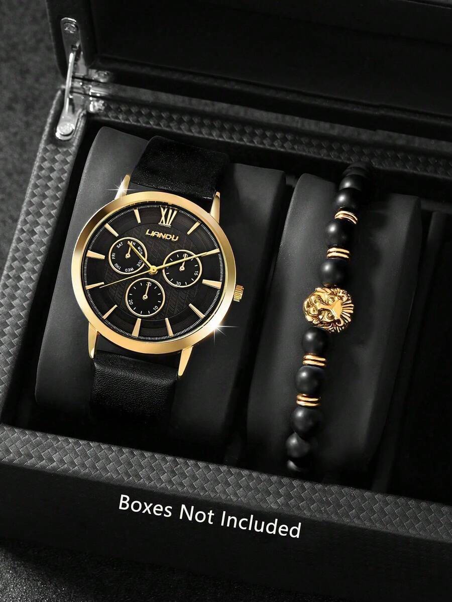 LIANDU LIANDU 1 Zestaw Męski M – Jewelry For Watches recenzja i cena