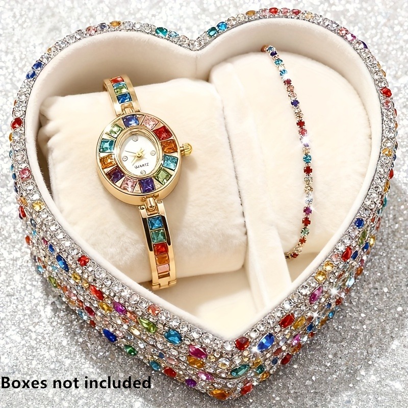 2 szt. Elegancki, kolorowy zes – Mystery Jewelry Jar Watches recenzja i cena