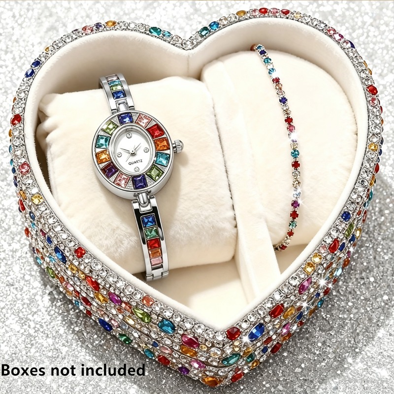2 szt. Elegancki, kolorowy zes – Mystery Jewelry Jar Watches recenzja i cena