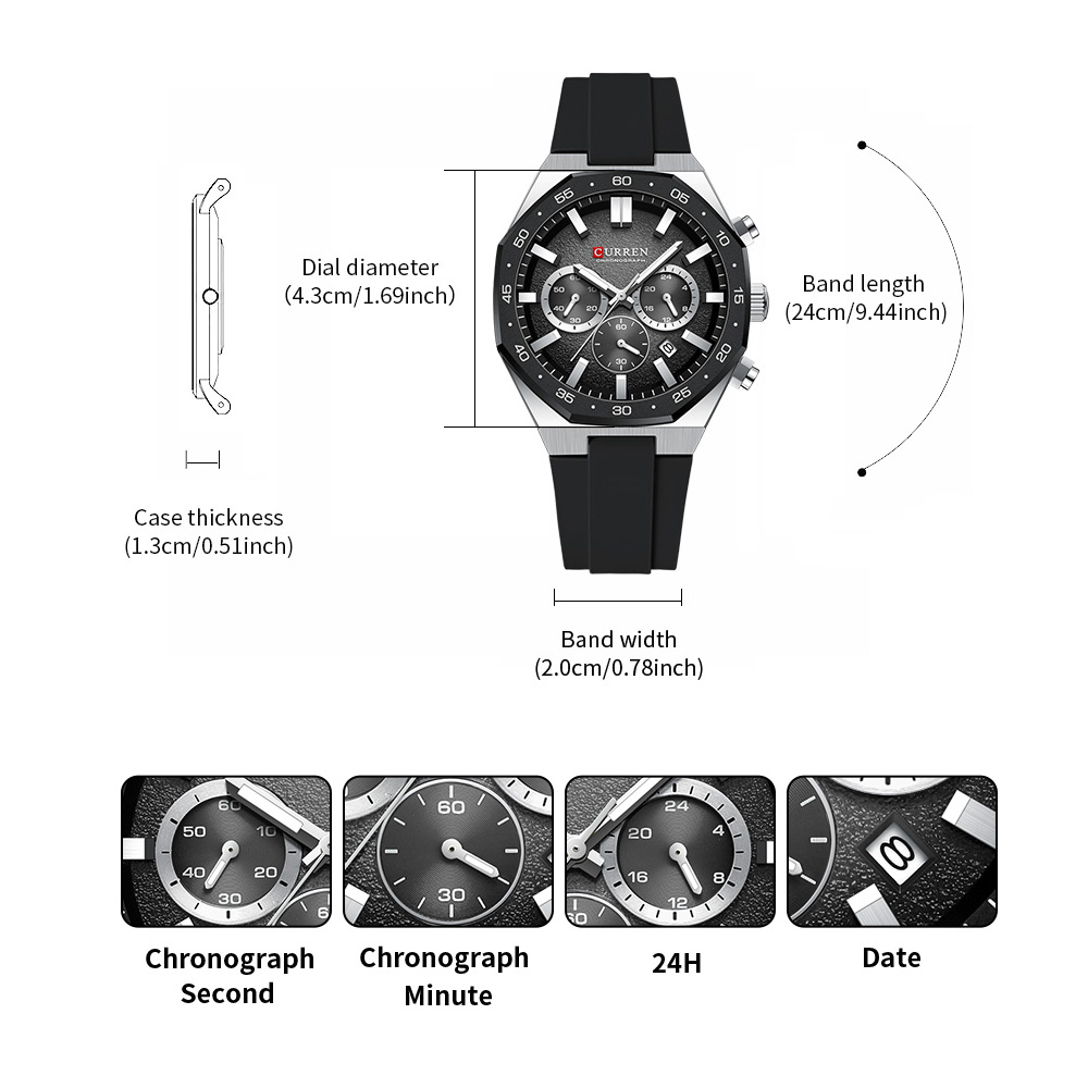 CURREN Modny Męski Zegarek Spo – Jewelry For Watches recenzja i cena