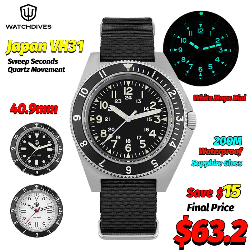 Zegarek kwarcowy Watchdives WD – Jewelry For Watches recenzja i cena