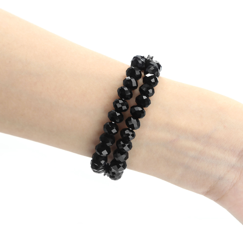 Czarna biżuteria MI BAND 8 7 6 – Jewelry Watches For Kids recenzja i cena