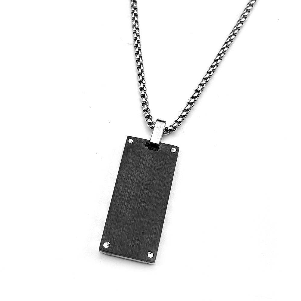 Naszyjnik męski Hip Hop ze sta – Mens Dog Tag Necklace recenzja i cena
