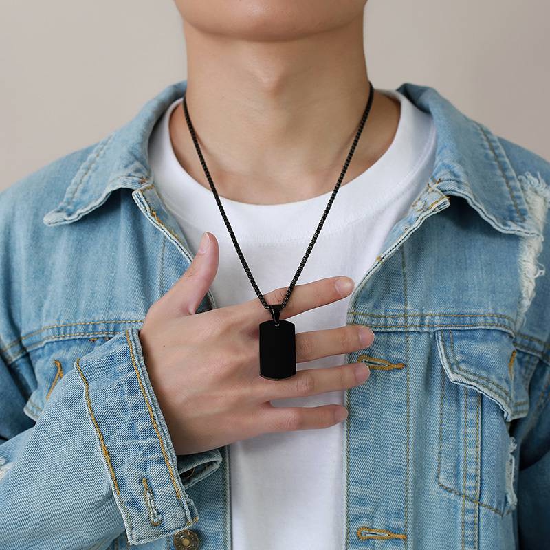 Vnox Men Dog Tag Container Nas – Mens Dog Tag Necklace recenzja i cena