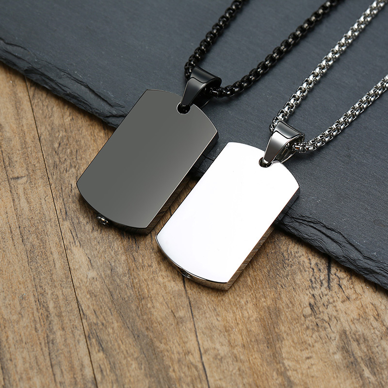 Vnox Men Dog Tag Container Nas – Mens Dog Tag Necklace recenzja i cena