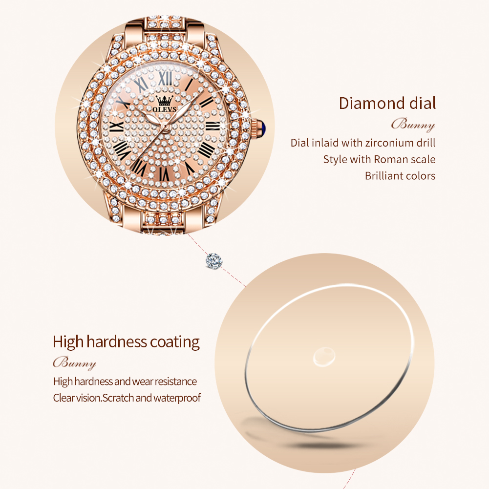 OLEVS 9943 luksusowy cały diam – Jewelry Diamond Watches recenzja i cena